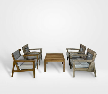 Loungeset hout