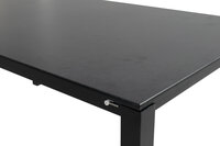 Hartman Matteo Uitschuifbare Tuintafel - Aluminium - Zwart - 180x90 - 250x90x74cm