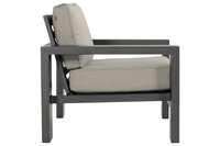 Hartman Titan Loungestoel - Aluminium - Grijs - 101x85x80cm