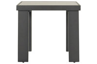 Titan Coffee Bijzettafel - Aluminium - Grijs - 60x60x50cm