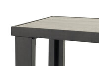 Titan Coffee Bijzettafel - Aluminium - Grijs - 60x60x50cm