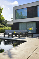 Titan Coffee Bijzettafel - Aluminium - Grijs - 60x60x50cm