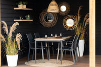 Hartman Silencio Dining Tuintafel - Aluminium - Antraciet - 160x90x74cm