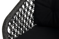 Hartman Hera Rope Dining Tuinstoel - Antraciet - 58x62x79cm