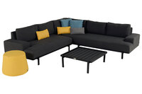 Hartman Samson Loin Lendekussen - All weather textile - Mid Grey - 22x45x10cm