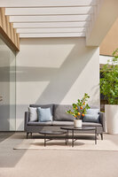 Hartman Samson Side Sierkussen - All weather textile - Blauw - 45x45x16cm