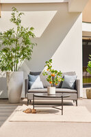 Hartman Samson Side Sierkussen - All weather textile - Blauw - 45x45x16cm