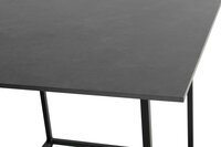 Hartman Ryan Lounge Dining Table - Aluminium - Zwart - 80x80x69cm