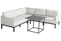 Hartman Ryan Lounge Dining Table - Aluminium - Zwart - 80x80x69cm