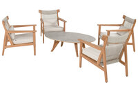 Hartman Coco Loungechair - Hout - Teak - 86x73x88cm