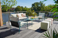 Hartman Alex Hocker Hocker - All weather textile - Mintgroen - 42x42x45cm