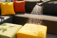 Hartman Alex Hocker - All weather textile - Amber - 42x42x45cm