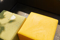 Hartman Alex Hocker - All weather textile - Amber - 42x42x45cm