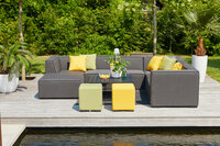 Hartman Alex Hocker - All weather textile - Amber - 42x42x45cm