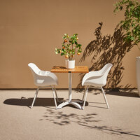 Hartman Sophie Rondo Elegance Diningstoel - Kunststof - Royal white