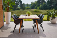 Hartman Sophie Rondo Elegance Diningstoel - Kunststof - Mahogany 