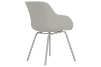 Sophie Rondo Organic Chair Diningstoel - Kunststof - Misty Grey