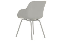 Sophie Rondo Organic Chair Diningstoel - Kunststof - Misty Grey