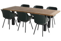 Hartman Sophie Rondo Elegance Diningstoel - Kunststof - Night Green 