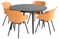 Hartman Sophie Rondo Elegance Diningstoel - Kunststof - Orange