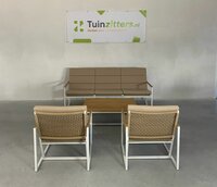 Hartman Lovina 4-delige loungeset Wit