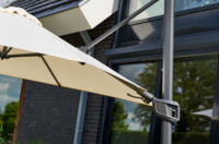 Hartman Shadowflex Zweef Parasol 300x300cm Royal Grey incl kruisvoet excl. vulvoet