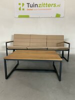 Hartman Lovina 4-delige loungeset Zwart