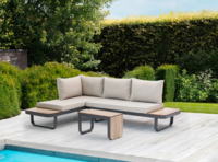 SenS-Line Palmos Loungeset - loungeset-multifunctional-Taupe