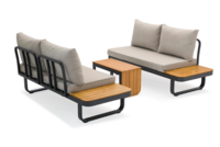 SenS-Line Samos Loungeset - loungeset-multifunctional-Taupe