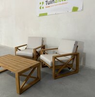 Hartman Rhodos 3-delige loungeset