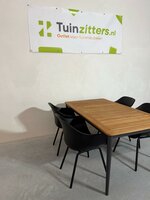 Hartman Amalia/Silencio 5-delige diningset zwart