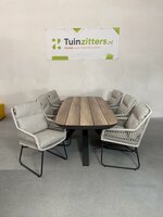 Sens-Line Carlo/Bradford 7-Delige Dining Set