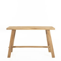 Teak Houten Bank Louise - 80x35x50 cm