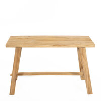 Teak Houten Bank Louise - 80x35x50 cm