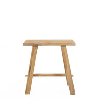 Teak Houten Bank Thea - 50x30x50 cm