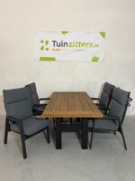 Hartman Yasmani/Milano 5-delige diningset 