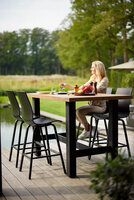 Hartman Sophie Wave Barkruk Zwart - Carbon Black