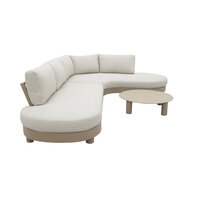 BEST Salerno 3-delige Loungeset - Sand