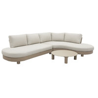 BEST Salerno 3-delige Loungeset - Sand