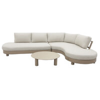 BEST Salerno 3-delige Loungeset - Sand