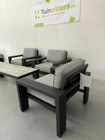 Hartman Titan 5-delige loungeset - Loungetafel Groot