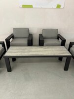Hartman Titan 5-delige loungeset - Loungetafel Groot