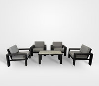 Hartman Titan 5-delige stoel-banl loungeset