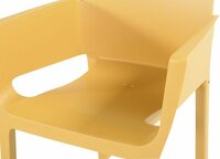 Hartman Evelyn stapelbare tuinstoel Curry Yellow