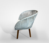 Timbra El Rondo Dining Tuinstoel  - Teak - Rope