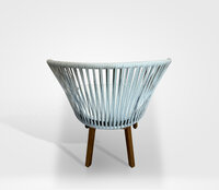 Timbra El Rondo Dining Tuinstoel  - Teak - Rope