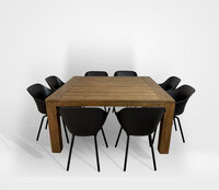 Hartman Amalia/Timbra 160cm 9-delige dining tuinset