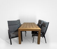 Sens-Line Milano/Bellusco 220 cm 7-delige dining tuinset