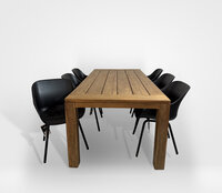 Hartman Sophie Rondo Elegance/Bellusco 220 cm 7-delige dining tuinset