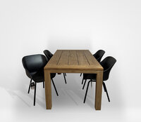 Hartman Sophie Rondo Elegance/Bairo 180 cm 5-delige dining tuinset